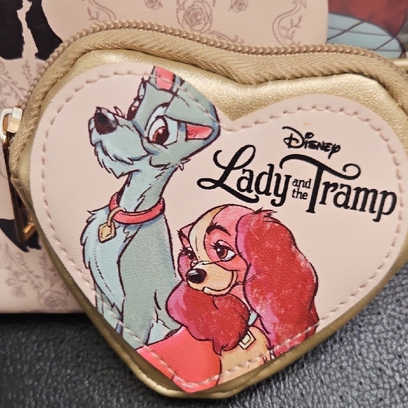 Disney Lady and the Tramp Cosmetic Bag - Cream and Red - Picture 6 of 7